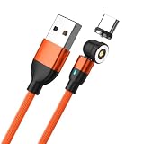 マグネット 充電ケーブル 540°回転 じゅうでんケーブル USB C Type-C タイプc 充電器 充電コード 磁石 磁気 コネクタ スマホ (3m)