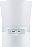 GE 36265 Ultrabrite自動LED調光機能付き取り付け用燭台夜ライトプラグイン、フルレンジ減光スイッチ、最大100ルーメンSensing on / off、寝室、キッチン、廊下、and 