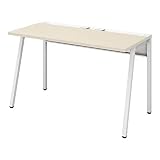 オフィスデスク コクヨ リーン 平机 ワークデスク ホワイト×ナチュラル 幅120×奥行60cm 【2梱包】 DLE-N1206-WHLW1 【お客様組立】