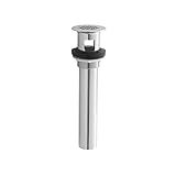 Jaclo 808-pch 17 Gaグリッドドレインwith overフロー、1 – 1 / 4 " x 8インチ、ポリッシュクローム