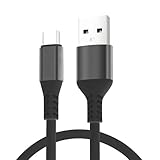 明誠 USB Type C ケーブル【長さ2M】60W 3A 超急速充電 USB-A & USB-C 2.0 ケーブル QC3.0 PD対応 シリコン素材採用 超高耐久 高速データ転送 iPhone 17 Air Pro Max 16 15 Plus Galaxy S25 Xperia iPad MacBook などタイプc機種対応（ブラック）