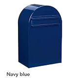 ポスト 郵便受け 郵便ポスト ボンボビ ネイビーブルー 前入れ後出し 鍵付き スタンド対応 集合住宅対応