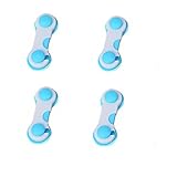 山の奥 ベビーガード 指はさみ防止 ドアロックストッパー 4個入 子供安全ロック ドアロックストッパー 耐震ラッチ 地震対策 引き出し