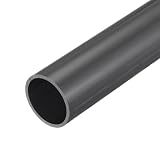 uxcell PVC剛性丸パイプ 28.2mm 内径 32mm 外径 350mm ダークグレー 用途：水道管 クラフト ケーブルスリーブ