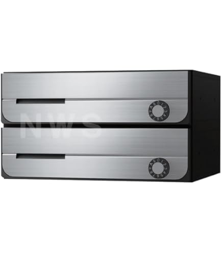 Amazon.co.jp: ナスタ(NASTA) ポスト 前入前出 防滴タイプ 3戸用