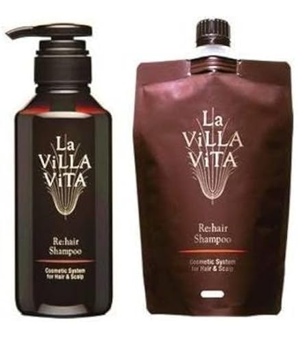 Amazon | 【2個セット】ラ・ヴィラ・ヴィータ リ・ヘア シャンプー S