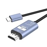 USB Type C HDMI 変換ケーブル - 3M 「 4K@30Hz 映像出力 設定不要 プラグ＆プレイ 遅延なし」 HDMI Type-C 接続ケーブル iPhone15/16 Pro、MacBook Air/Pro、iPad Pro、Surface、Galaxy S22など対応