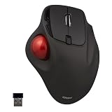 Digio2 マウス 無線 トラックボール 5ボタン 光学式 ブラック MUS-TRIF175BK
