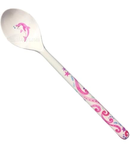 Amazon.co.jp: 薔薇柄 メラミン四角スプーン 4本セット クラシカル