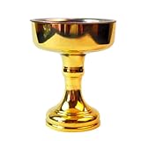 仏器 仏飯器 おぼくさん 仏壇 ごはん 国産 (金メッキ, NO-8（約高6.8×巾5.6cm）)