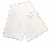 Gorgeous White Baby Cotton Shawl - Welcome To The World Design - CROCHET EDGING by KATIES PLAYPEN? /
