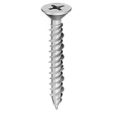【100本入】 ネジ 接合金具 【コンクリート用 皿型 5.0×35mm】 スチール製 日本製 〔建築 工事〕
