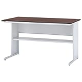 ワークデスク　棚板付き　幅1200×奥行700×高さ700　UO-F127FD (DB：ダークブラウン)