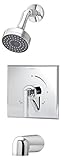 Symmons S-3602-TRM Duro Tub/Shower Trim with Lever Handle, Chrome Finish [並行輸入品]