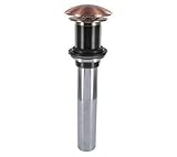 Danze d495082br洗面所DrainオーバーフローずでカバーとグリッドStrainer、Tumbledブロンズ