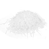 uxcell ピペット　研究所用　ホワイト　クリア　プラスチック　10μl　1000個セット