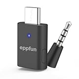 eppfun AK3040Pro PS5 Switch 2 PC iphone16/15 用 USB-C Bluetooth 5.2 APTX-Adaptiveトランスミッター APTX/APTX HD/SBC対応 低遅延 送信機 オーディオ アダプタ ミニマイク付属