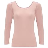[トリンプ] コットン100％ インナー5280 7分袖トップ 1347(ピンク) Lサイズ