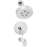 Speakman sm-1030-p Neo圧力バランスバルブトリムシャワーの組み合わせで、バスタブ、注ぎ口で光沢クロム SM-1030-P 1
