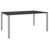 カグクロ ミーティングテーブル W1500×D750×H700mm ダークブラウン 会議テーブル TK-1575-DB