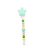 Homure Silicone Appease Toys Pacifier Chain Clip for Teether Toys, Stuffed Animals, Soothie / MAM, I
