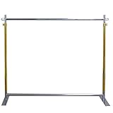 美ｄ生活工房 業務用 ゴールドクロームハンガーラック 耐荷重100kg 組立不要 プロG1200