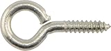 The Hillman Group The Hillman Group 852412 .063 x 11/16 In. Zinc-Plated Small Eye Screw Eye 14-Pack 