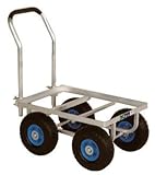 ハラックス アルミ製運搬車 愛菜号 CH-530-35 【日本国産】大きいコンテナ1個用