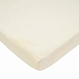 American Baby Company Heavenly Soft Chenille Fitted Portable/Mini Crib Sheet, Ecru by American Baby 