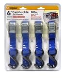 Allied International 52306 6 ' Cambuckle自動ロックタイダウン4カウント
