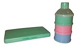 SmartLane Baby Wipes Case and Baby Milk Powder Formula Dispenser Set by SmartLane