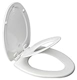 Bemis Mfg 183ec 000細長いNextstep子/大人用Toilet Seat with easy-clean &変更ヒンジ、ホワイト 4 ホワイト 183EC 000