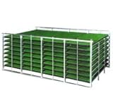 アルミ苗コンテナ 160枚 水平型 KS-160AL ※国産 代不