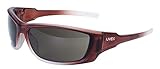 UVEX by Honeywell S2176X A1500 Series Safety Eyewear with Brown Frame, Gray Lens and Uvextra Anti-Fo