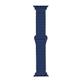 [ルプラス] Apple Watch 38/40/41mm バンド 「CORVIN」 マグネットシリコンバンド ネイビー LN-MAW41B02NV