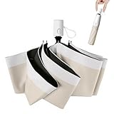 【JIS認証 UVカット率100% & 完全遮光】 日傘 超軽量 紫外線遮断 遮熱 UPF50+ 折り畳み日傘 暑さ対策 熱中症対策 日焼け防止 コンパクト 折りたたみ傘 ワンタッチ自動開閉 耐風撥水 晴雨兼用 携帯便利 レディース メンズ 男女兼用 収納ポーチ付き 母の日 父の日 ギフト (ベージ