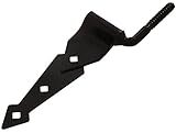 The Hillman Group 852532 7" Ornamental Screw Hook and Strap Hinge Set - Black Finish 2-Pack [並行輸入品]