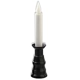 仏壇 電池 LEDキャンドル led ledローソク 蝋燭 ロウソク 安全 安心 電池式　安心ＬＥＤローソク ブラック FIN-344