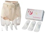【フェミクッション】骨盤臓器脱治療 痛くなくしっかりサポート【スターターキット(らくらく)& 使い捨てホルダー】一般医療機器 (ベージュ, Ⅱ)