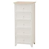 チェスト 収納家具 MCH-5275NAW 4934257226998 ホワイト 代引き不可 主材：桐材