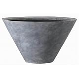 ファイバー製軽量植木鉢 ＬＬシンプルコーン 深型 内径30cm 【2個入り】 ／植木鉢