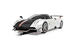 Scalextric メタリックパールホワイト、C4399 Pagani Huayra BC ロードスター、スロットカー-ストリート&ラリー。