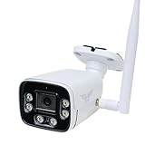 WTW 塚本無線 防犯灯カメラ白 500万画素 Par BD 6LED 屋外 WiFi 夜間撮影 スマホ スピーカー マイク 監視カメラ WTW-E2600GPWX