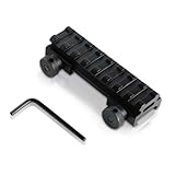 マウントベース 20mmレール 対応ウィーバー ハイレールマウント 全長85mm マウントレール ライザーマウント ハイマウント 20mmレール マウント 快速着脱式