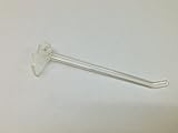 器具が4 "クリアプラスチックフックCorrugatedボードスロットフック50-pk 11666-clear 11666-clear