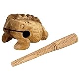 Nino Percussion NINO517 Extra Small Wood Frog Guiro, Natural Finish おもちゃ [並行輸入品]