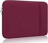 ノートパソコンスリーブ MacBook Air/Pro 13インチ M4 M3 M2 M1 チップ 2025-2020 モデル A3240 A3113 A2681 A2337 A2338用 ポケット2つ付き タブレットバッグ ケース アクセサリー (レッド)