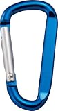 TRUSCO(トラスコ) カラビナ 線径6mmx60mm D型 ブルー TKN660BL