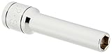 SK Hand Tool 41907 6 Point 1/4-Inch Drive Deep Socket, 7/32-Inch, Chrome by SK Hand Tool