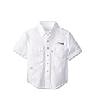 (コロンビア) Columbia キッズシャツ Bonehead S/S Shirt (Little Kids/Big Kids) White LG L [並行輸入品]